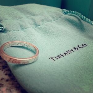 tiffany i love you ring silver