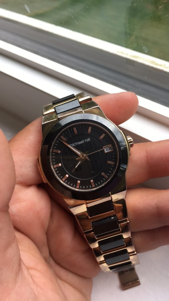 michael hill rose gold womens watch