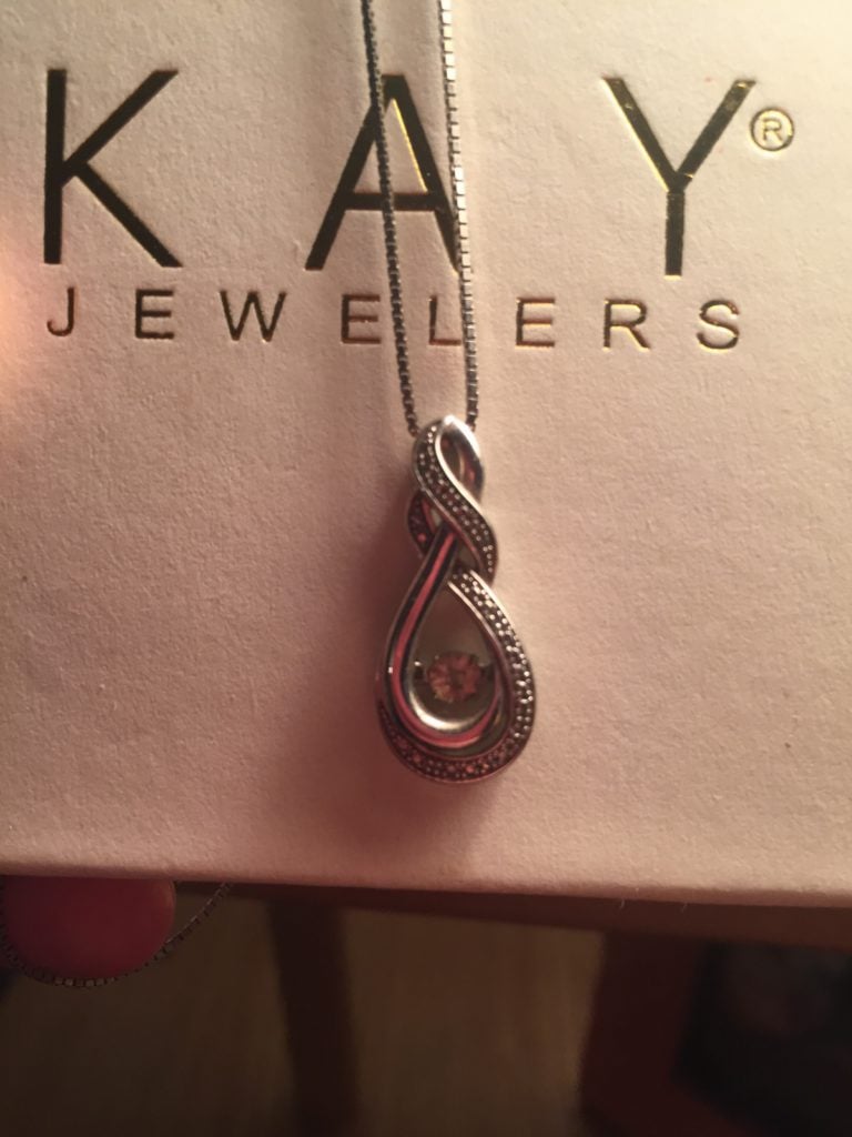 Dancing Diamond Necklace Kay's Jewlery Never Liked It Anyway