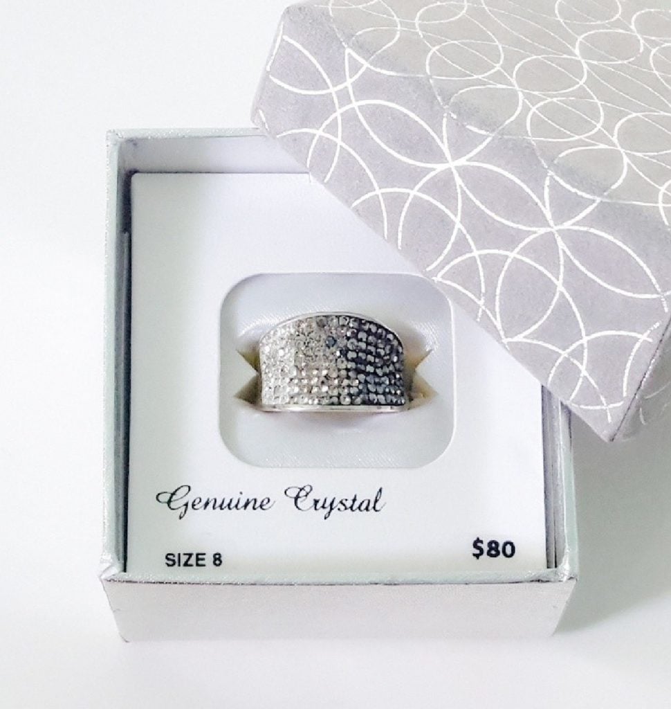 Swarovski Crystal Ring Size 8 Never Liked It Anyway